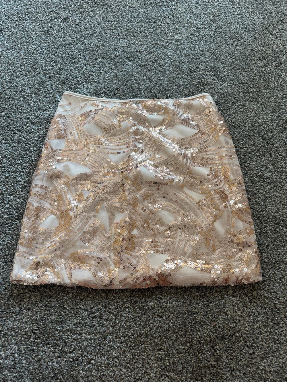 Sequin Mini Skirt - Blush